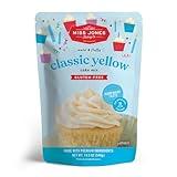 Miss Jones Baking Gluten-Free Classic Yellow Cake Mix - Certified Gluten Free & Made with Premium Ingredients, Easy To Bake Desserts & Treats, Moist & Delicious, 19 Ounce (Pack of 1)