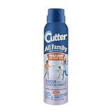 Cutter All Family Insect Repellent, 4 Ounces, [DEET-Free] Alternative Lightweight Aerosol Spray Repels Mosquitoes and Ticks for Up to 8 Hours of Complete Protection for The Entire Family