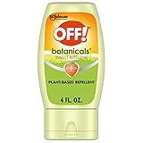 OFF! Botanicals Insect Repellent Lotion, Plant-Based Bug and Mosquito Repellent, 4 oz