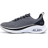 Autper Mens Air Running Shoes Lightweight Athletic Trail Tennis Sneakers for Gym Jogging Sport Darkgrey US 12