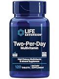 Life Extension Two-Per-Day High Potency Multi-Vitamin & Mineral Supplement - Vitamins, Minerals, Plant Extracts, Quercetin, 5-MTHF Folate & More - Gluten-Free - Non-GMO - 120 Tablets