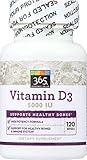 365 Everyday Value, Vitamin D3 5000 IU, 120 ct