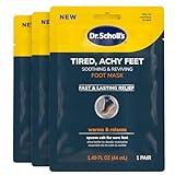 Dr. Scholl's® Tired, Achy Feet Soothing & Reviving Foot Mask, 3 Pair, Warming Booties