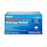 Amazon Basic Care Allergy Relief Loratadine Tablets 10 mg, 300 Count