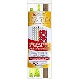 Guidelines4quilting - Quilt Ruler Upgrade Kit - Mistake Proof & Slip Proof Your 12" & 24” Quilt Rulers (or 12½" & 24½") - Cut Faster and More Accurately - for Both Right & Left-Handers