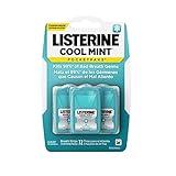 Listerine Cool Mint Pocketpaks Breath Strips Kills Bad Breath Germs, 24-Strip Pack, 3 Pack