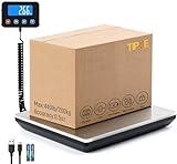 TIPRE Digital Shipping Postal Scale 0.5 oz High Accuracy！440lb Commercial Weight Scale for Package, Small Business, Mail, Warehouse, Home, Battery & Charging Cable Included