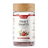 Snap Supplements Heart Health Gummies, Blood Circulation Supplements, CoQ10 Heart Health Supplements, Blood Flow Supplement, Sugar Free, 60 Gummies