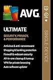 AVG Ultimate 2024 | Antivirus+Cleaner+VPN | 1 PC, 2 Year Subscription [Download]