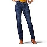 Lee Women's Relaxed Fit Straight Leg Jean, Bewitched, 12 Petite