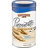 Pepperidge Farm Pirouette Cookies, French Vanilla Flavored Crème Filled Wafers, 13.5 Oz Tin