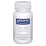 Pure Encapsulations Zinc 30 mg - Supplement for Immune System Support, Growth and Development, and Wound Healing* - with Zinc Picolinate 30 mg - 60 Capsules