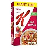 Kellogg's Special K Breakfast Cereal, Family Breakfast, Fiber Cereal, Giant Size, Red Berries, 19.2oz Box (1 Box)