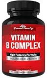 Divine Bounty Super B Complex Vitamins - All B Vitamins Including B12, B1, B2, B3, B5, B6, B7, B9, Folic Acid - Vitamin B Supplement - Support Healthy Energy Metabolism - 90 Vegetarian Capsules