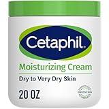 Cetaphil Face & Body Moisturizer, Hydrating Moisturizing Cream for Dry to Very Dry, Sensitive Skin, NEW 20 oz, Fragrance Free, Non-Comedogenic, Non-Greasy (Packaging May Vary)