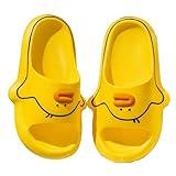 Loizziuy Summer Slippers Sandal Women's Slippers Cute Duck and Girly Indoors and Outdoors with A Non-slip Thick Sole (women(8.5-9.5),Yellow,8.5,9.5)