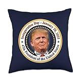 Inauguration Day 2025 - Donald Trump 47th President Throw Pillow