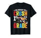 Im Ready To Crush 1st Grade Boy Monster Truck Back To School T-Shirt