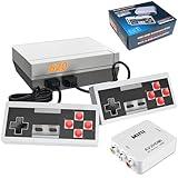 Dliaonew Retro Game Console, HDMI and AV Output 8-Bit Classic Game Console with Built-in 620 Games and 2 Retro Controllers for Christmas Birthday - Nostalgia game console