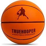 TRUEHOOPER Silent Basketball – Size 7 Indoor Basketball (PRO Version) - Grooved Foam Basketball for Quit Dribbling and Indoor Training – Higher Bounce Noiseless Basketball - Non-Deforming Packaging