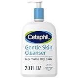 Face Wash by CETAPHIL, Hydrating Gentle Skin Cleanser for Dry to Normal Sensitive Skin, NEW 20oz, Fragrance Free, Soap Free and Non-Foaming