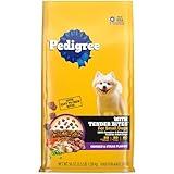 Pedigree With Tender Bites for Small Dogs Adult Dry Dog Food, Chicken and Steak Flavor, 3.5 lb. Bag