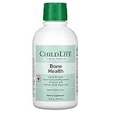 CHILDLIFE Essentials Clinicals Bone Health - Baby Liquid Calcium, Kids Calcium Liquid w/Magnesium, Zinc, Vitamin D3, for Babies 6 Months & Up, Toddlers, Children - Orange Flavor, 16 fl oz (1 Pack)