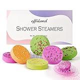 Effiland Easter Basket Stuffers for Teens Aromatherapy Shower Steamers Shower Gifts, Soap Holder Set, 6-Pack Shower Bombs,Gift for Women, Relaxing Self Care