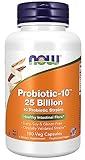 NOW Foods, Probiotic-10™, 25 Billion, with 10 Probiotic Strains, Dairy, Soy and Gluten Free, Strain Verified, 180 Veg Capsules