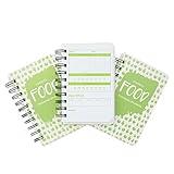 Paper Junkie 3-Pack Calorie Counter Book for Weight Loss, 90-Day Food Meal Pocket-Size Tracker Journal Notebook for Men and Women Nutrition Meal Tracker and Recording (5 x 3.5 Inches)