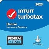 TurboTax Deluxe 2023 Tax Software, Federal & State Tax Return [Amazon Exclusive] [PC/Mac Download]