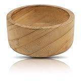 The Great Indian Bazaar Handmade 4" Decorative Wooden Snack Serving Bowl For Dry Fruits Chips Coffee Table Countertop Display Key Bowl Tableware Kitchen Living Room Home Decor Accents Dinnerware