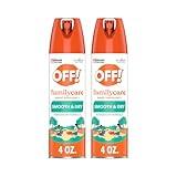 OFF! Family Care Insect & Mosquito Repellent, Bug Spray Containing 15% DEET, Protects Against Mosquitoes, 4 Oz, 2 Count