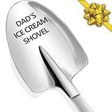 Fathers Day Gifts, Gifts for Dad, Father's Day Gifts from Daughter Son, Birthday Gifts for Dad, Personalized Dad Gifts, Funny Engraved Stainless Steel Dad's Ice Cream Shovel Gift for Father's Day