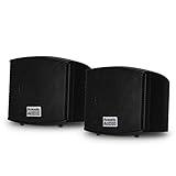 Acoustic Audio AA321B Mountable Indoor Speakers 400 Watts Black Bookshelf Pair