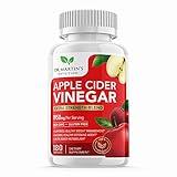 Pure 1950mg Apple Cider Vinegar Supplement | 180 Capsules | No Sour Taste | Pills for Healthy Metabolism, Bloating & Energy | Detox & Digestion Support| Non-GMO, Gluten Free | 100% Natural & Raw