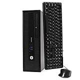 HP EliteDesk 800 G1 SFF High Performance Business Desktop Computer, Intel Quad Core i5-4590 upto 3.7GHz, 16GB RAM, 1TB HDD, 256GB SSD (boot), DVD, WiFi, Windows 10 Professional (Renewed)