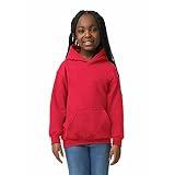 Gildan Youth Hoodie Sweatshirt, Style G18500B, Red, X-Large