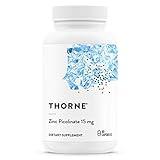 Thorne Zinc Picolinate 15mg - Highly Absorbable Zinc Supplement - Supports Wellness, Immune System, Eye, Skin, and Reproductive Health - Gluten-Free, Soy-Free, Dairy-Free - 60 Capsules