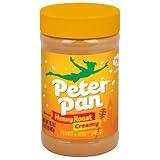 Peter Pan Creamy Honey Roast Peanut Butter Spread, Honey Peanut Butter Spread Made with Roasted Peanuts, Great for Peanut Butter and Jelly Sandwiches and Peanut Butter Snacks, 16.3 OZ Jar (Pack of 12)