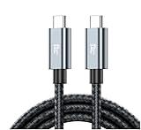 USB 4 Cable 8K@60Hz,USB C to USB C Video Cable 40Gbps,USB4 C Monitor Cable 240W Supports 4K UHD Display Compatible with i Phone15 pro,Thunderbolt 3/4 Mac Book, i Pad Pro, Samsung, HP, Dell (1ft)