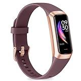 Fitness Tracker with 24/7 Heart Rate, Step Counter, Sleep Tracking, Calorie Tracking, Activity Tracker with 1.1" AMOLED Color Screen, Waterproof Step Tracker for Android iPhones Women Men