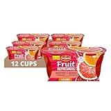 Del Monte Refreshers Grapefruit & Oranges in Pomegranate Fruit Water Cups, 7 Oz, Pack of 12