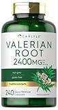 Carlyle Valerian Root Capsules | 240 Count | Herb Extract Supplement | Non-GMO, Gluten Free