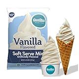 Frostline Vanilla Soft Serve Ice Cream Mix, Lactose & Gluten Free - Just Add Water, Dairy, or Dairy Free Alternative, Use with Blender, Countertop Ice Cream Maker, Soft Serve Machine - 6 lb Bag