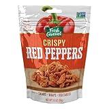 Fresh Gourmet Crispy Red Peppers | Low Carb | Crunchy Snack and Salad Topper, 3.5 Ounce (Pack of 6)