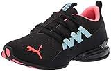 PUMA Womens Riaze Prowl Cross Trainer, PUMA Womens Black-Ignite Pink-Aquamarine, 7