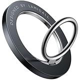 Lamicall Magnetic Phone Ring Holder for MagSafe, [Flexible 360° Rotation] Magnet Finger Ring Grip Stand Holder, Fit for iPhone 16 15 14 13 12, Pro, Pro Max, Plus, Mag Safe Accessories, Misty Black