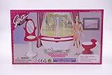 Girl's Favorite/Gloria Bathroom Play Set Doll Furniture (No. 3013)