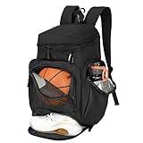 LARIPOP Basketball Backpack Large Sports Bag, Gym Bag with Ball Compartment and Shoe Compartment to Store Sports Shoes Water Bottles Laptops and Daily Necessities, Widely Used in Basketball, Soccer